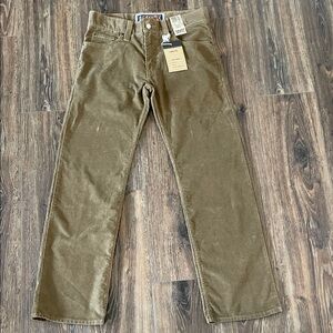 Levi's Vintage 549 Low Loose Straight Men's Brown Corduroy Pants NWT